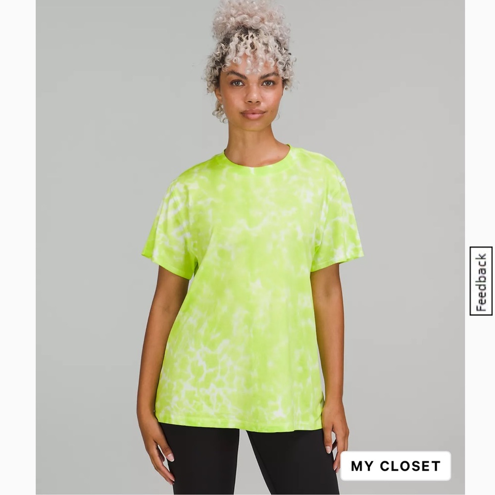 Lululemon All Yours Tee Cotton Tie Dye